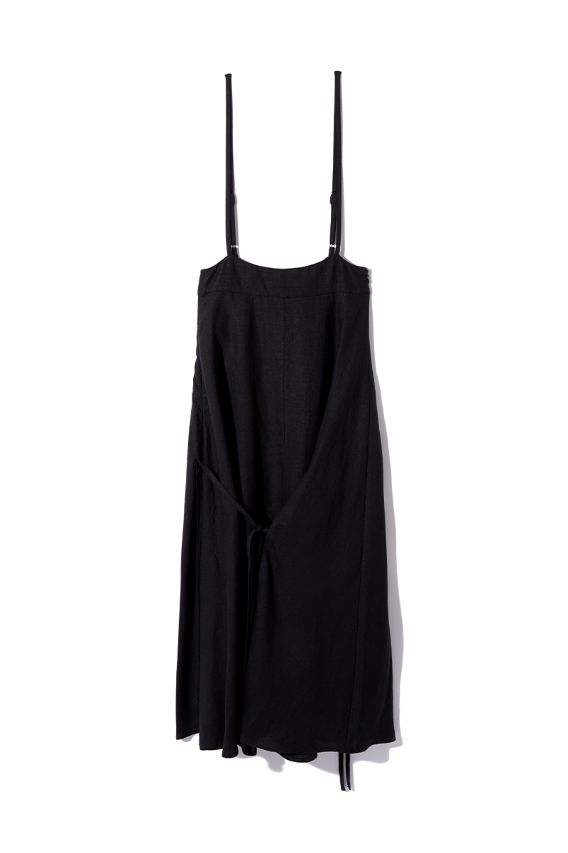 String Dungaree Skirt 詳細画像 Black 4