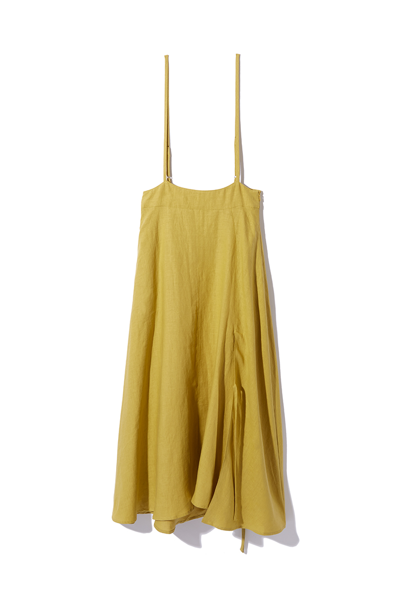 String Dungaree Skirt 詳細画像 Yellow 3