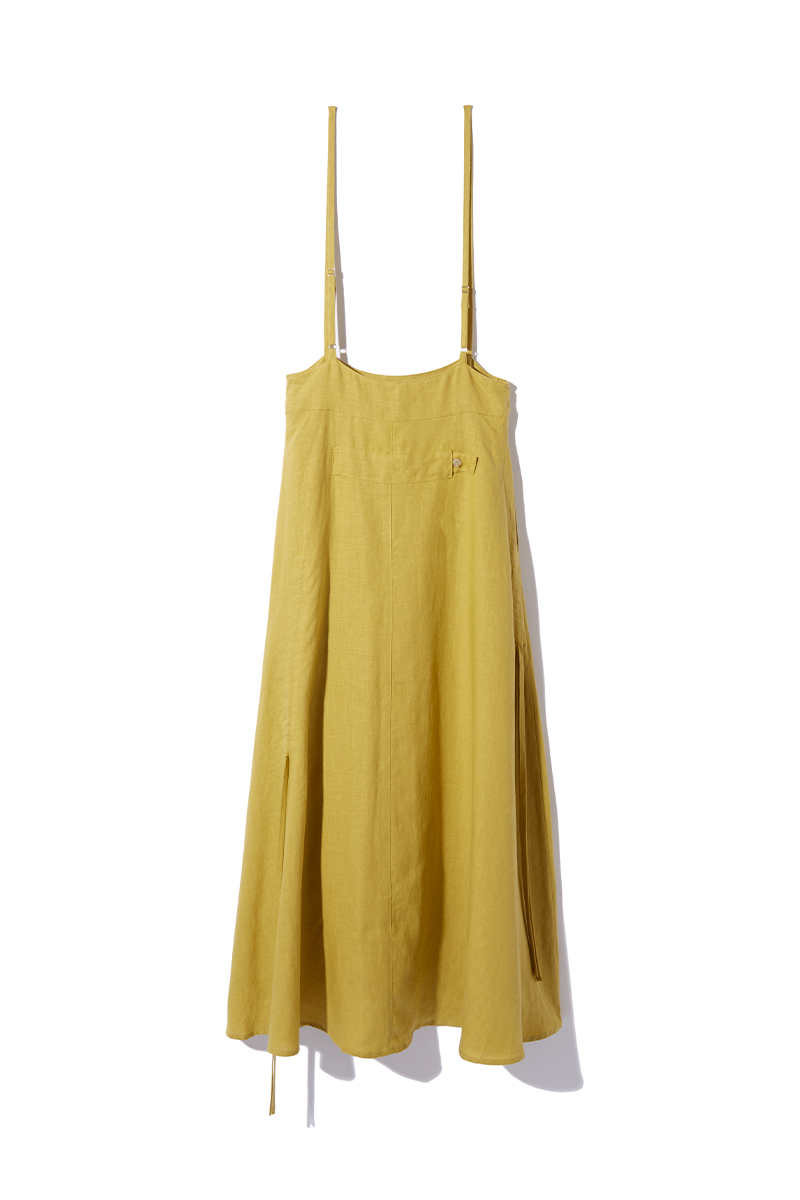 String Dungaree Skirt 詳細画像 Yellow 5