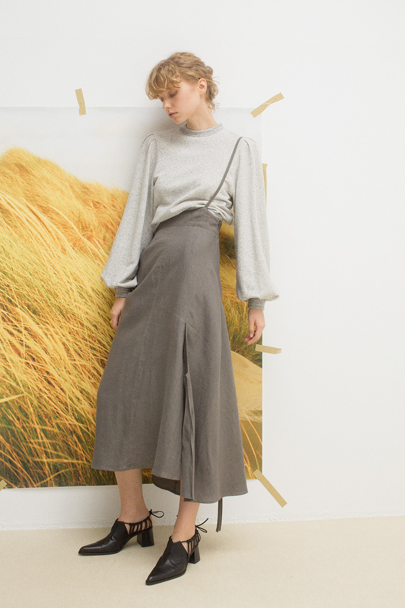 String Dungaree Skirt