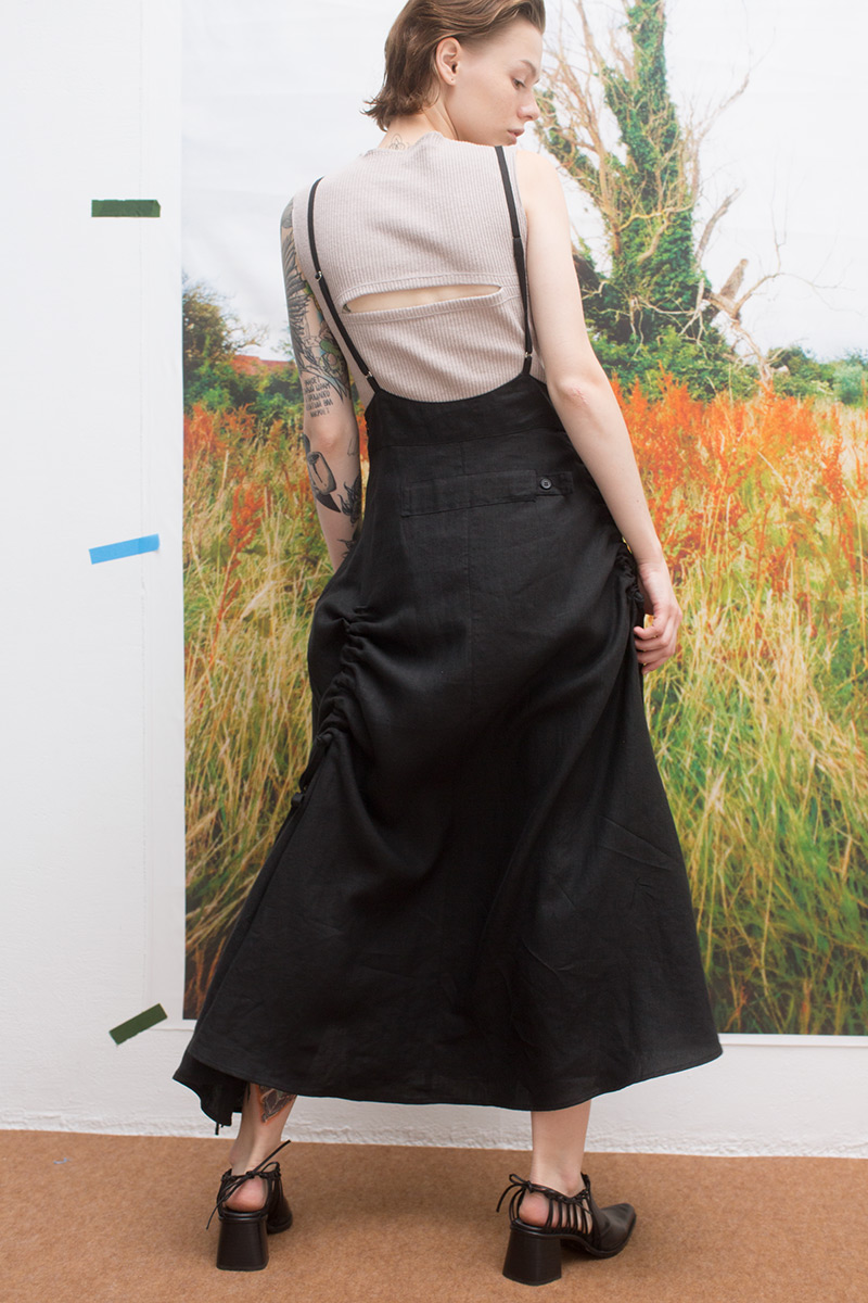String Dungaree Skirt