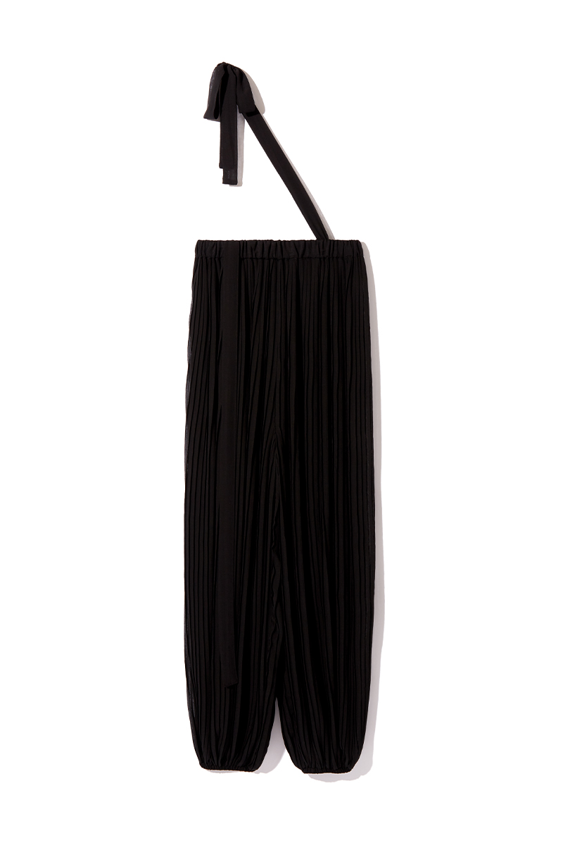 Pleats Baloon Trousers 詳細画像 Black 4