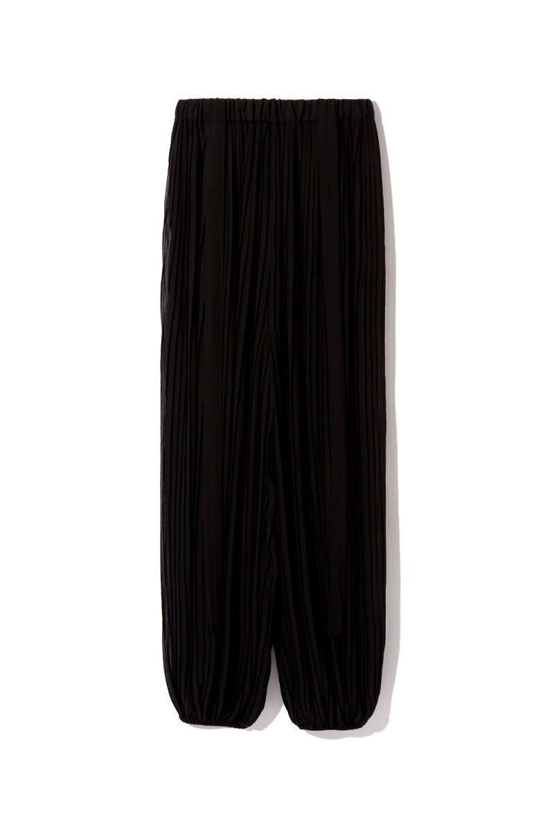 Pleats Baloon Trousers 詳細画像 Black 5