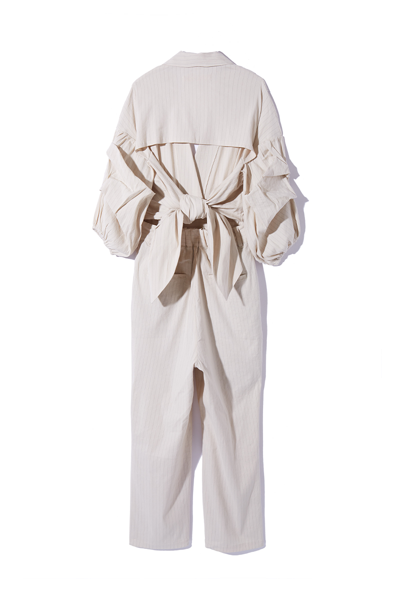 Tie Jumpsuits 詳細画像 White 4