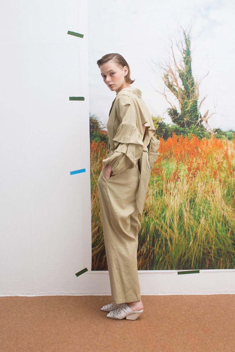 Tie Jumpsuits 詳細画像 Beige 2