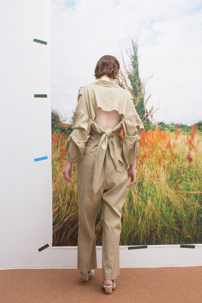 Tie Jumpsuits 詳細画像 Beige 3