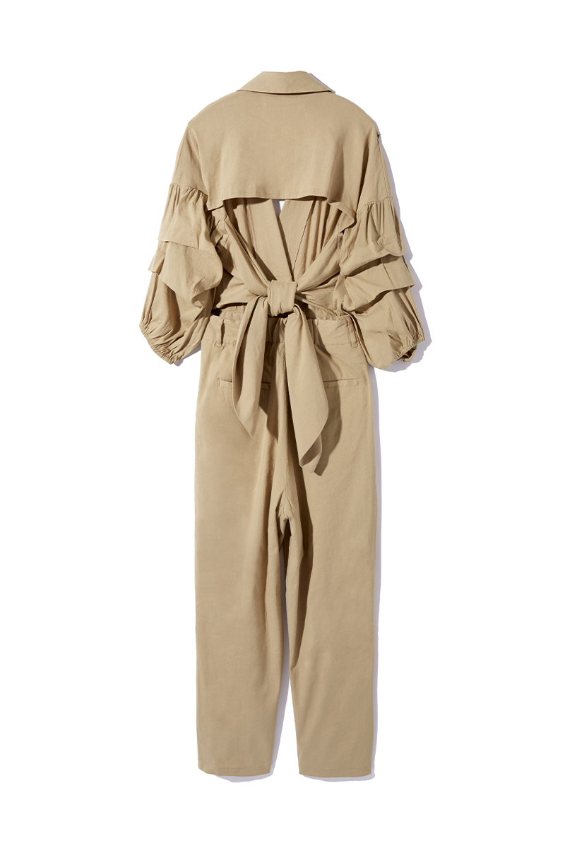 Tie Jumpsuits 詳細画像 Beige 5