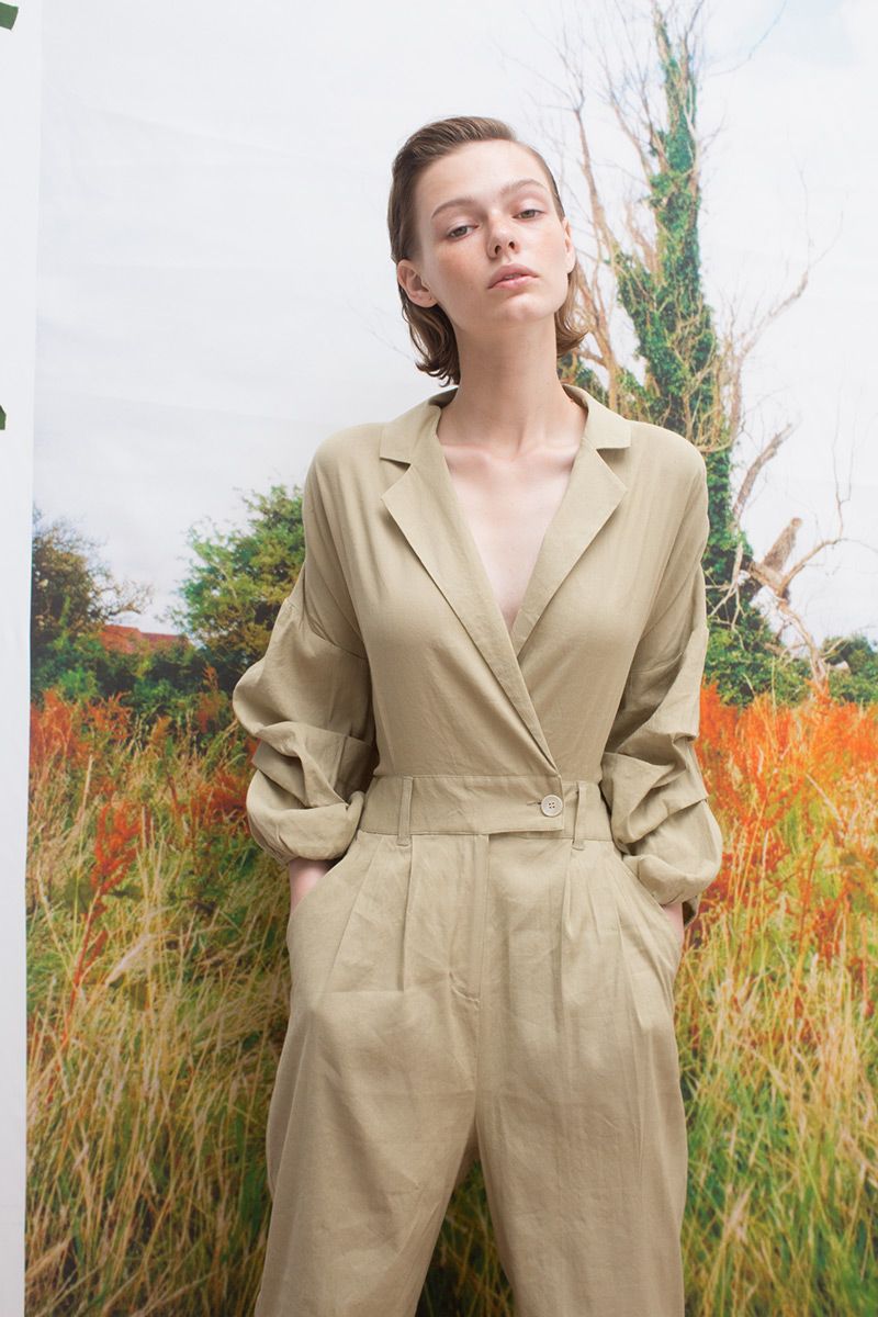 Tie Jumpsuits 詳細画像 Beige 1