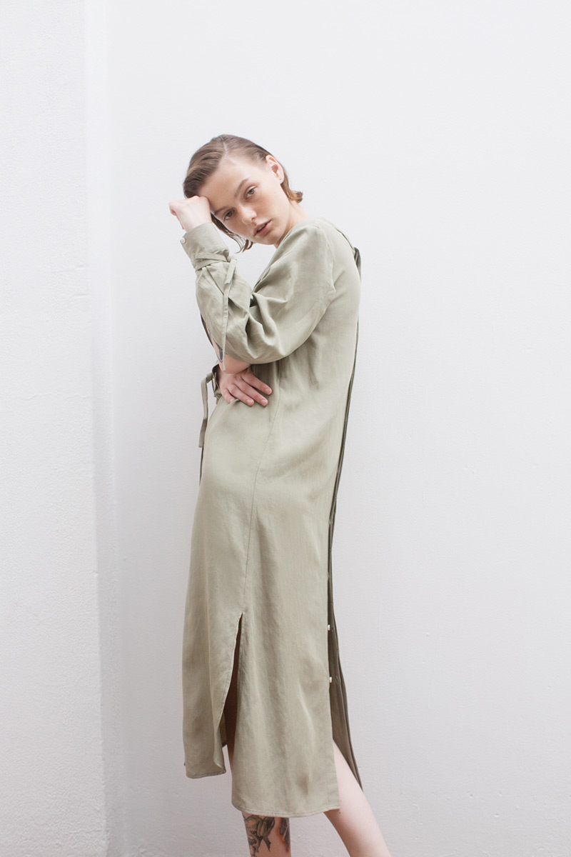 Colette Opening Shirts Dress 詳細画像 Khaki 2