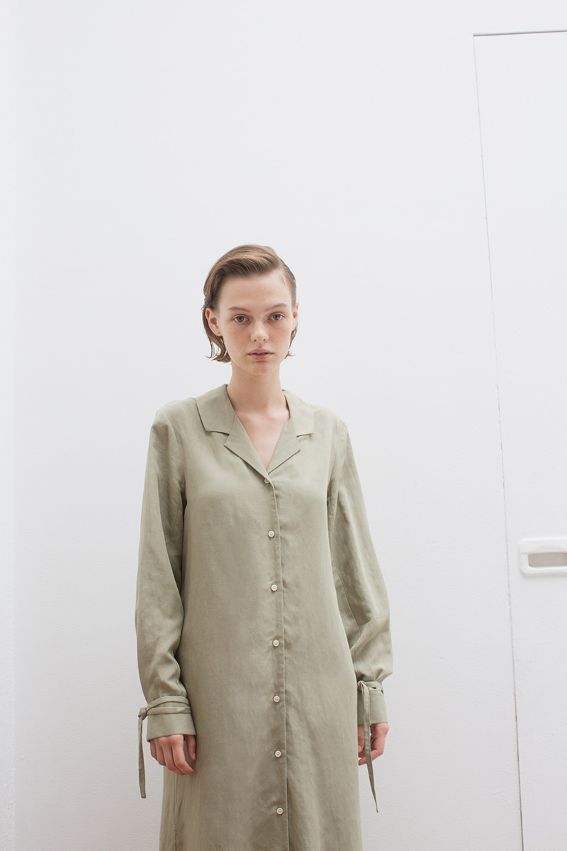 Colette Opening Shirts Dress 詳細画像 Khaki 3
