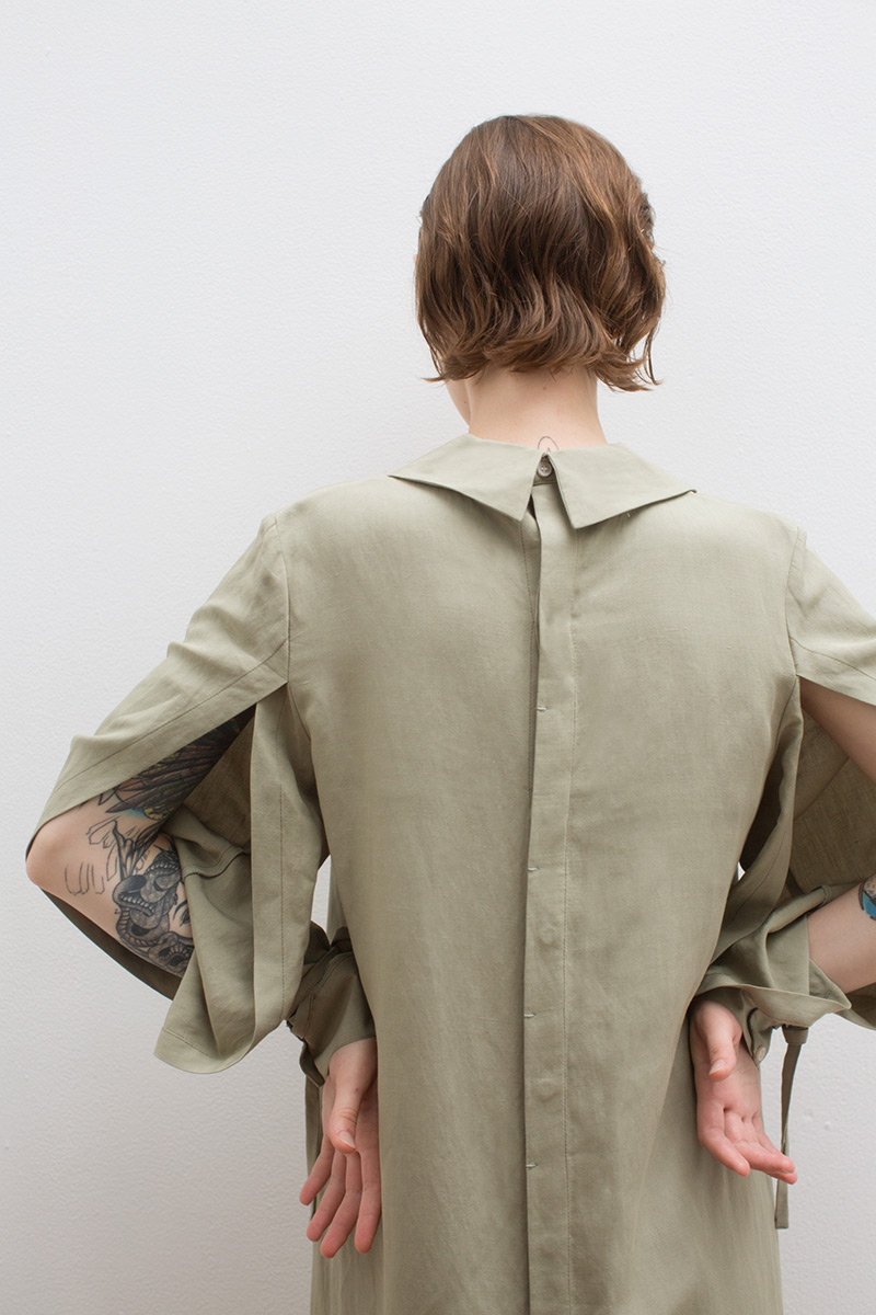 Colette Opening Shirts Dress 詳細画像 Khaki 1