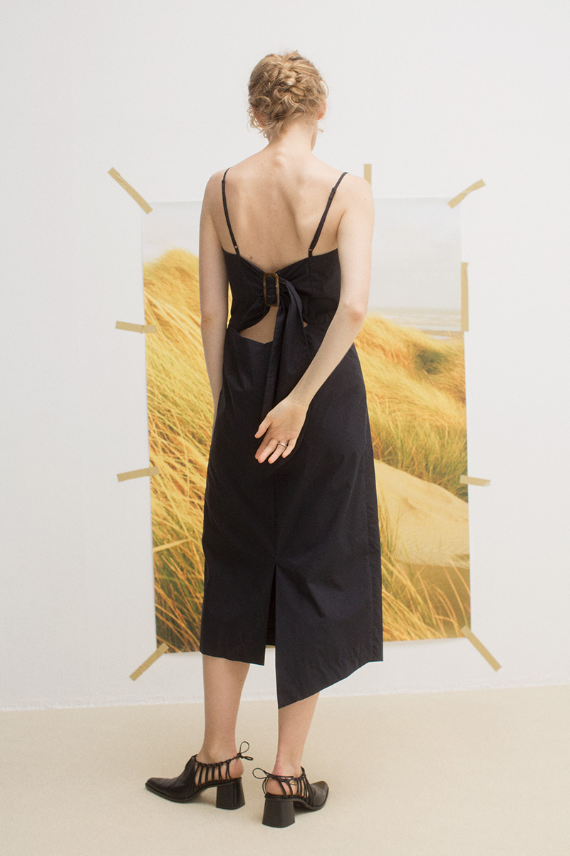 I Line Slit Dress 詳細画像 Black 2