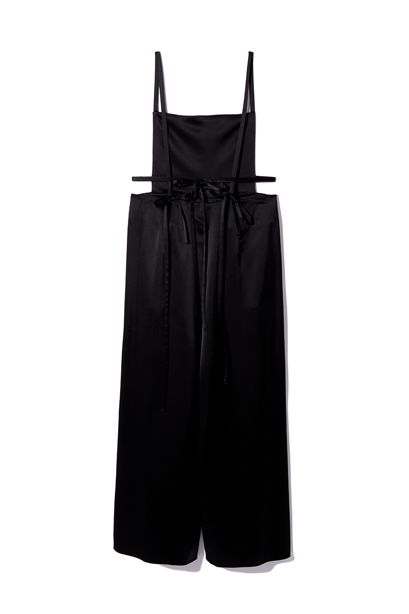 Satin Overall 詳細画像 Black 3