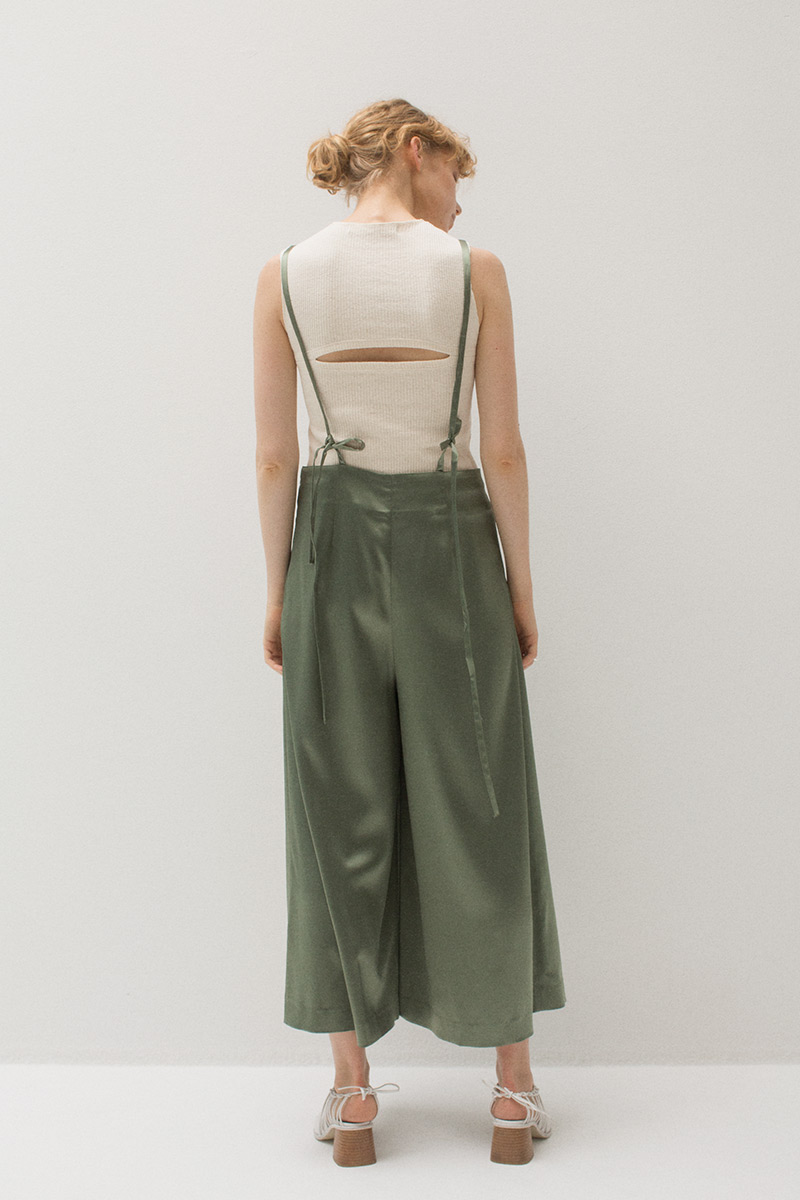 Satin Overall 詳細画像 Green 2