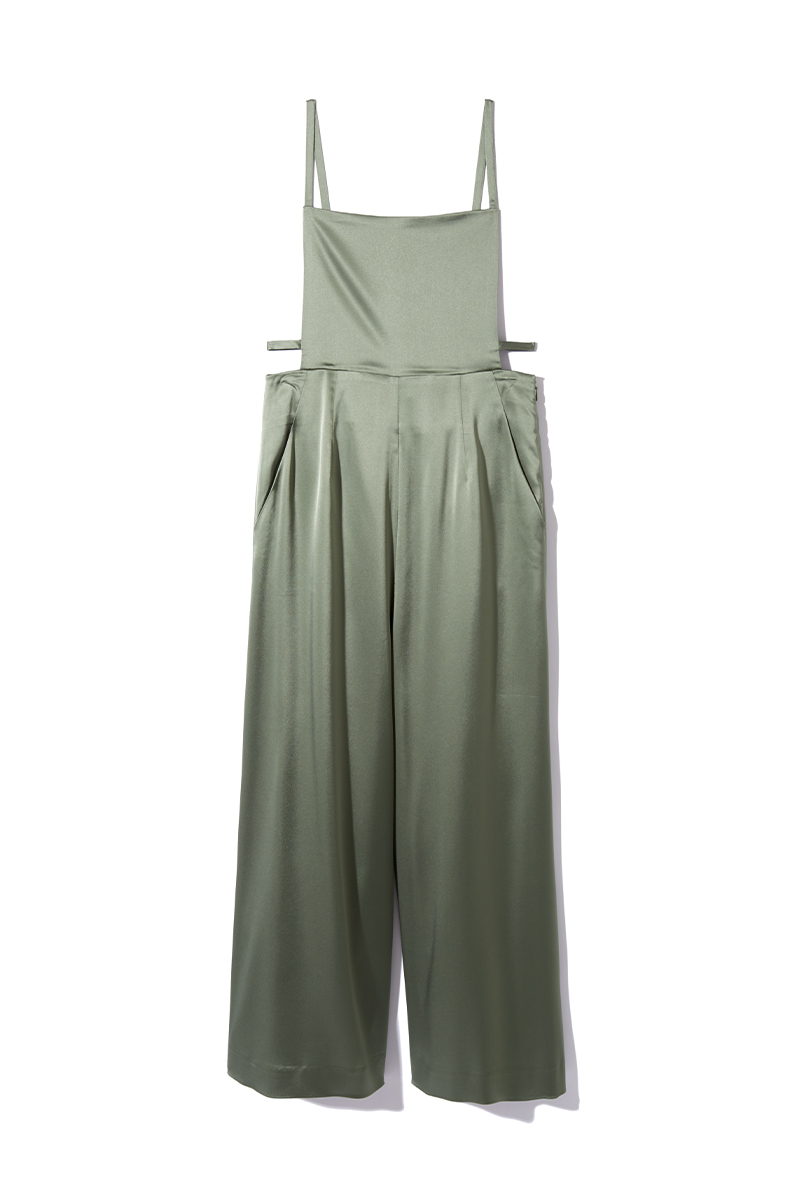 Satin Overall 詳細画像 Green 4