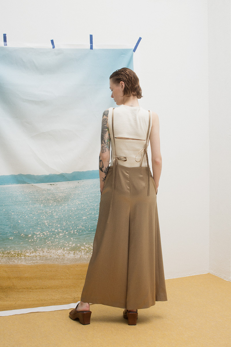 Satin Overall 詳細画像 Beige 2