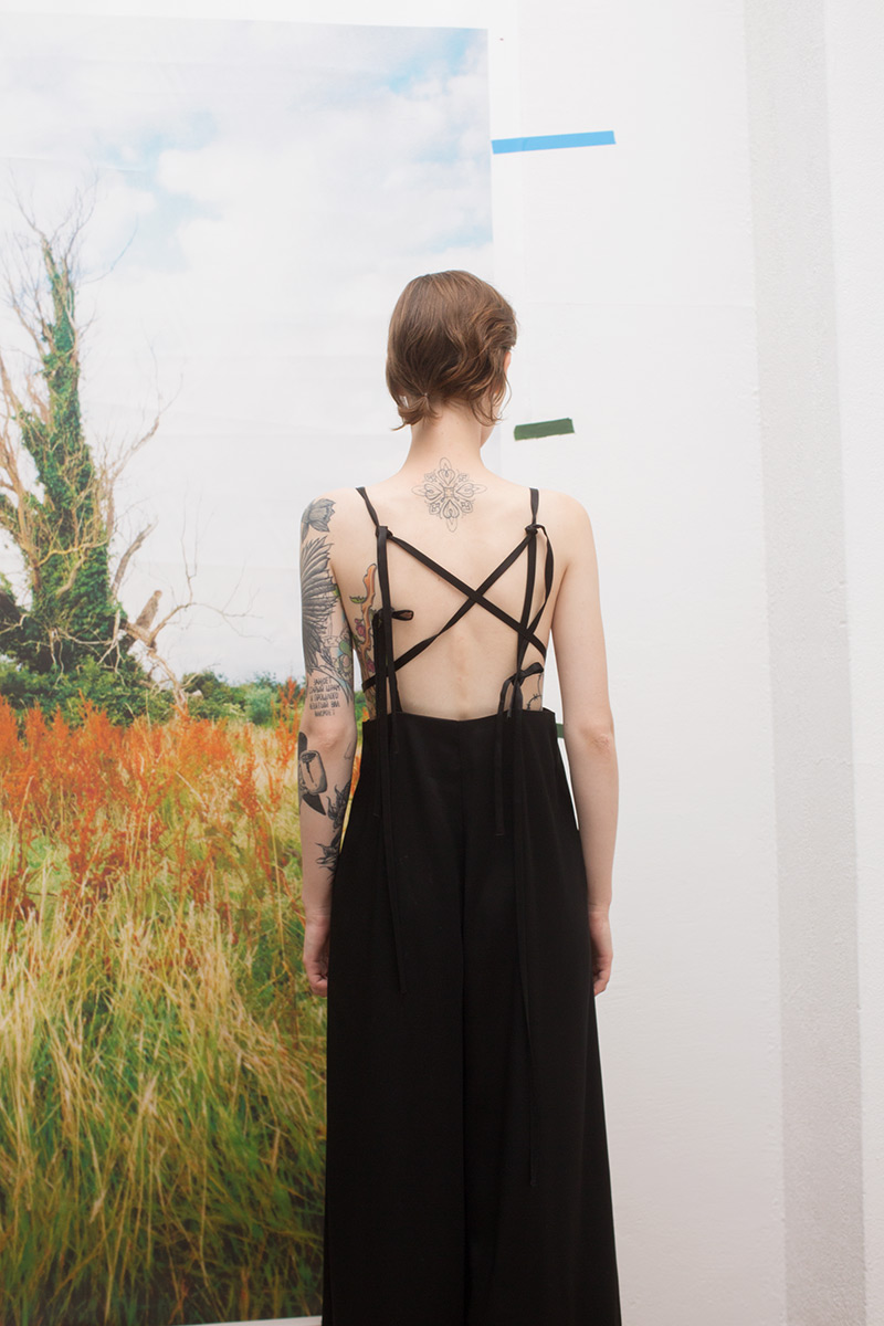 Satin Overall 詳細画像 Black 1