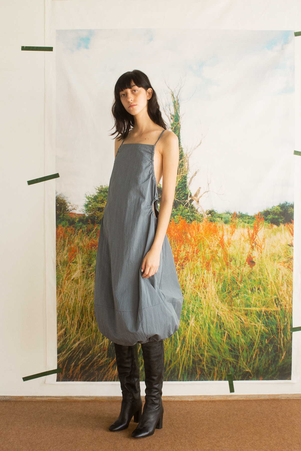 Side Open Summer Dress 詳細画像 Blue 1
