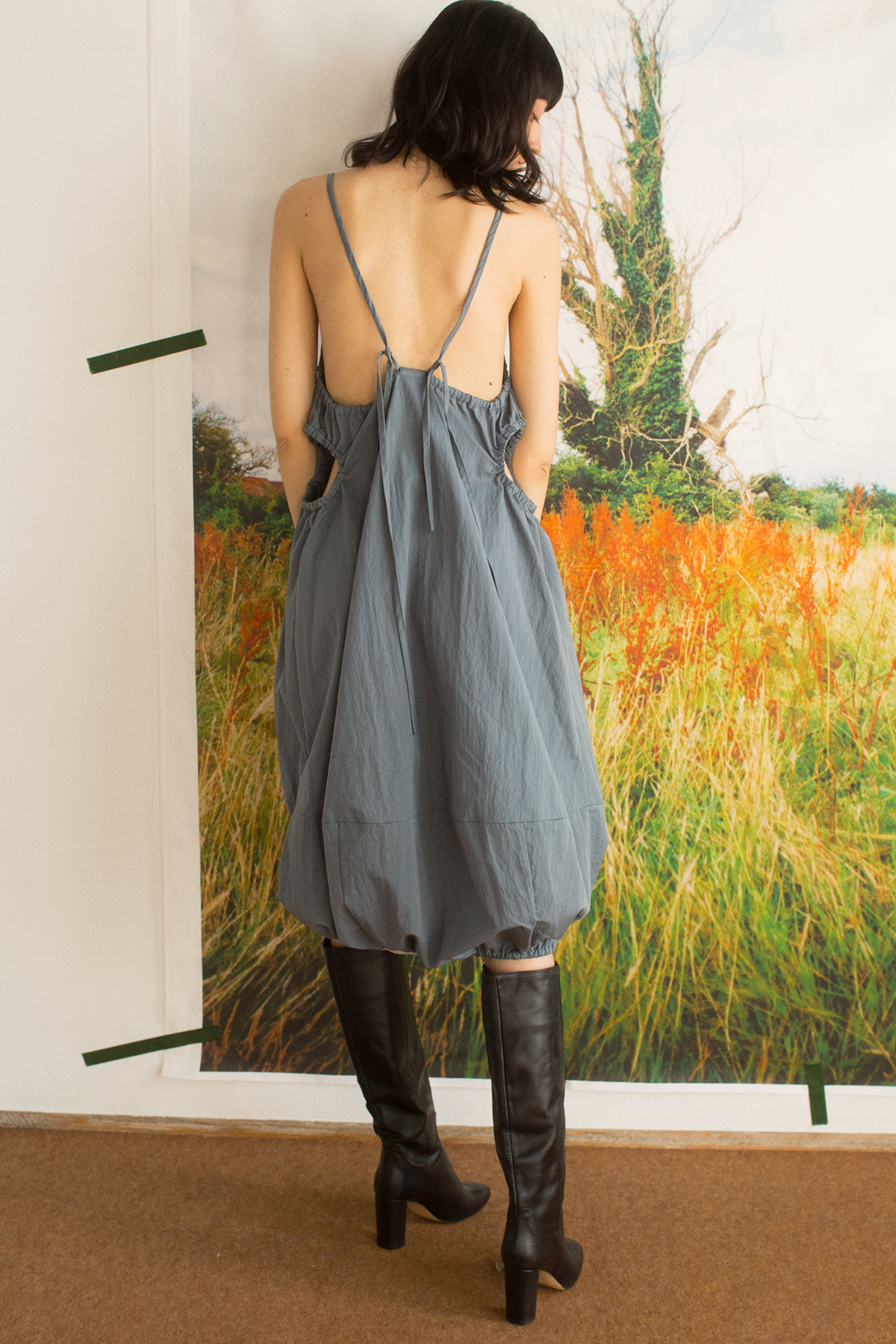 Side Open Summer Dress 詳細画像 Blue 2