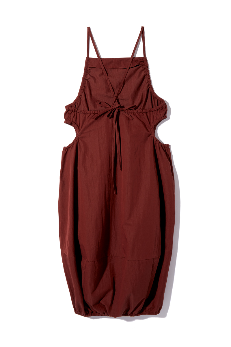 Side Open Summer Dress 詳細画像 Brown 2