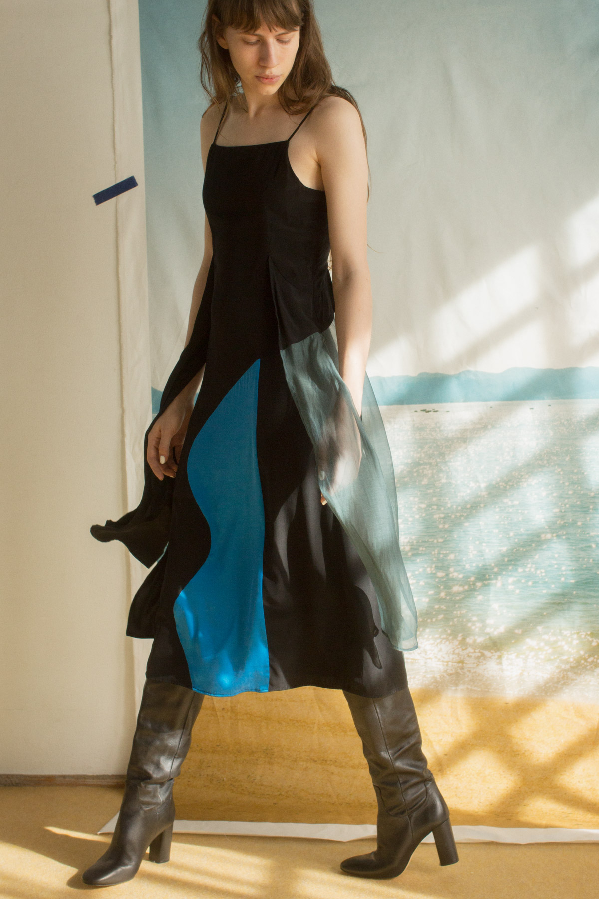 Clifford Blocking Dress 詳細画像 Black 1