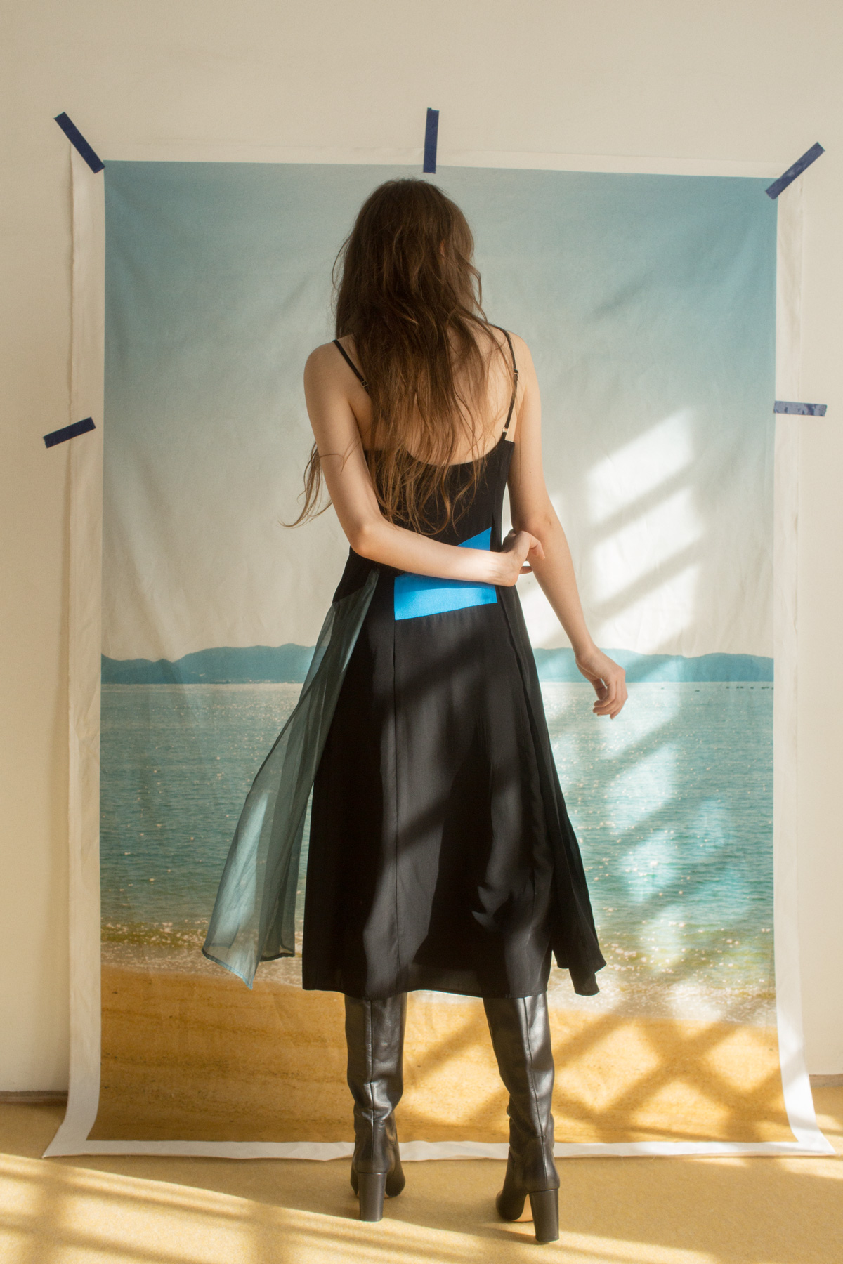 Clifford Blocking Dress 詳細画像 Black 2