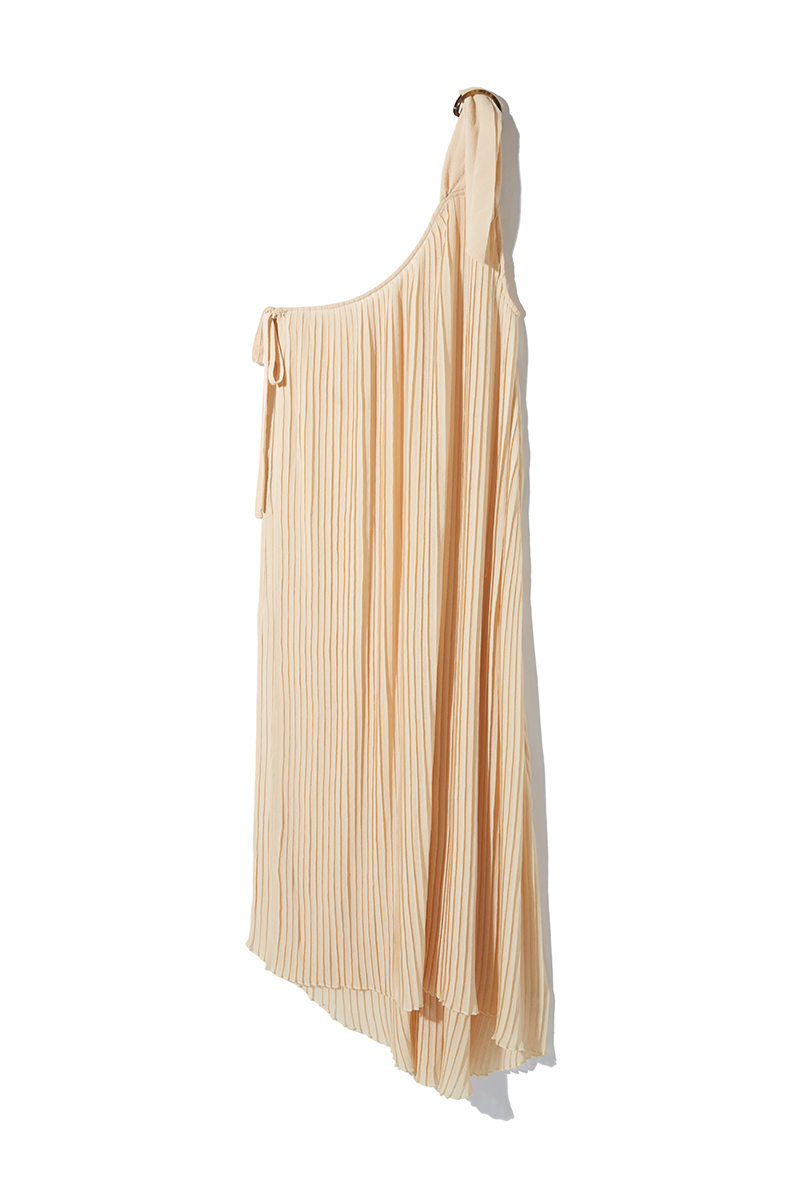 Sheer One Shoulder Dress