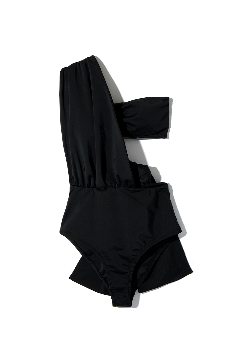 Bow Embelished Swim Wear 詳細画像 Black 3