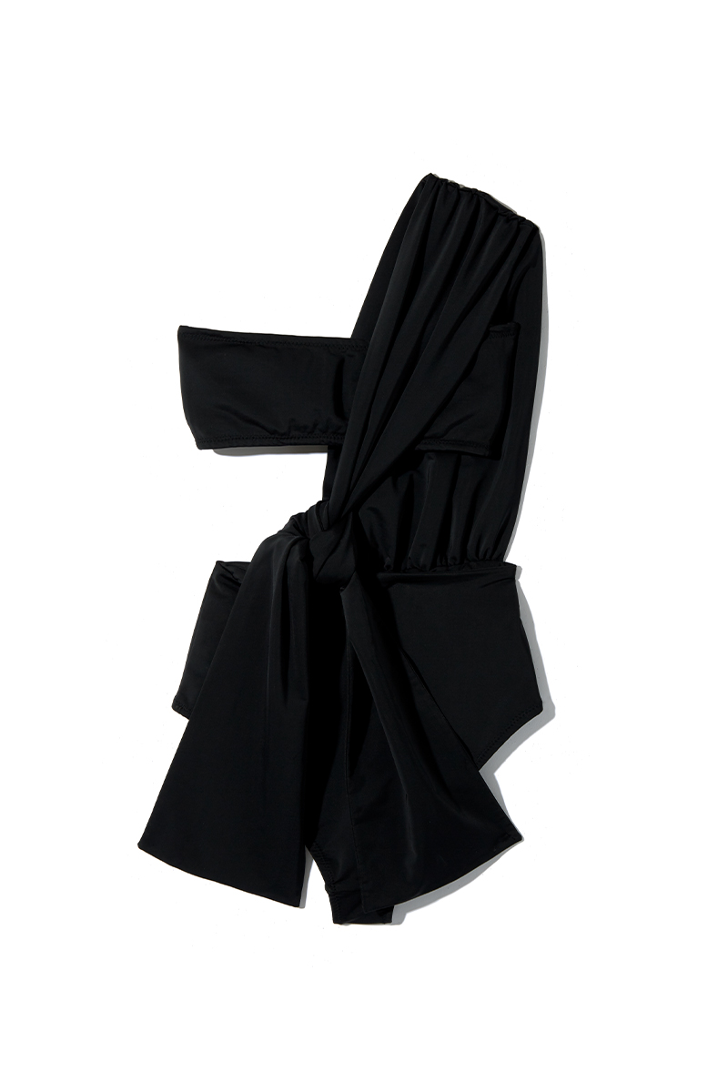 Bow Embelished Swim Wear 詳細画像 Black 4