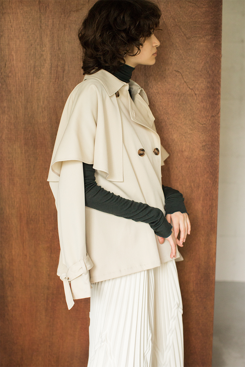Mantle Trench Coat 詳細画像 Ivory 1