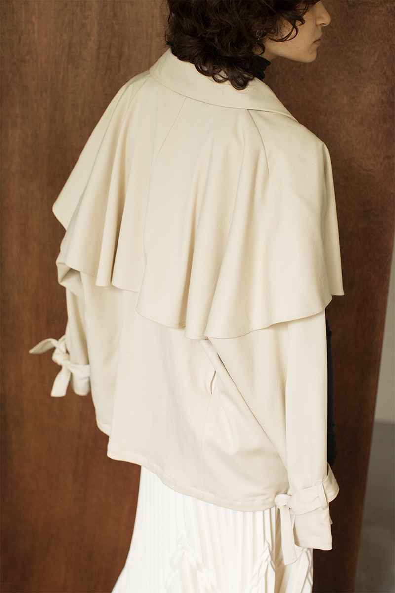 Mantle Trench Coat 詳細画像 Ivory 2