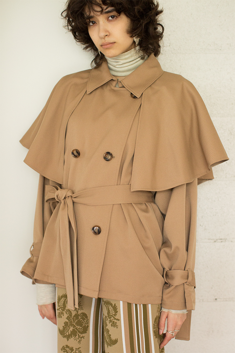 Mantle Trench Coat 詳細画像 Beige 1