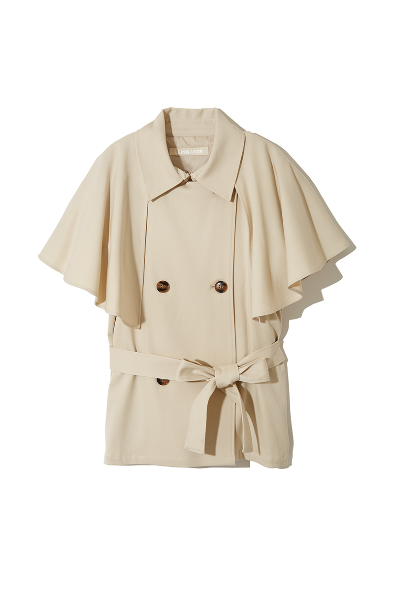 Mantle Trench Coat 詳細画像 Ivory 3
