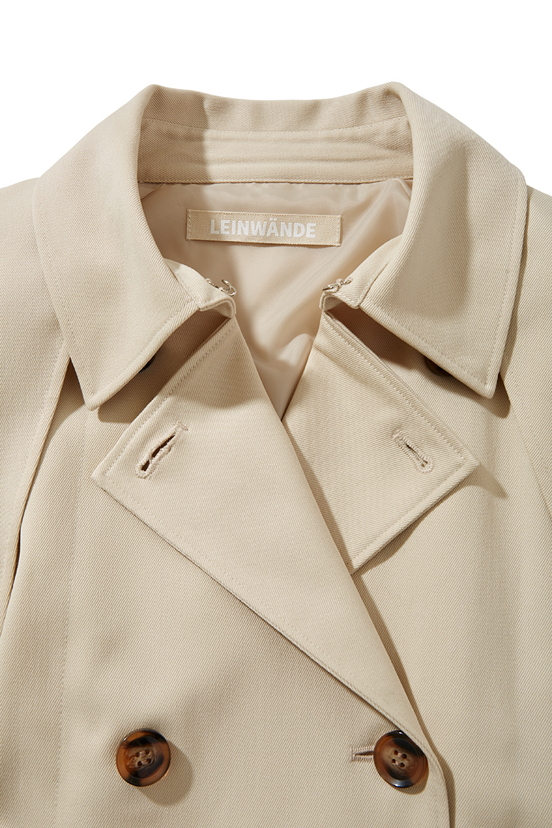Mantle Trench Coat 詳細画像 Ivory 4