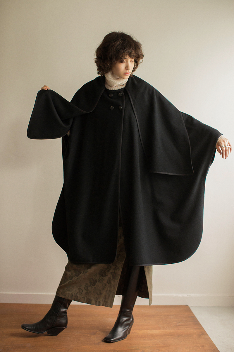 Cape Coat  詳細画像 Black 1