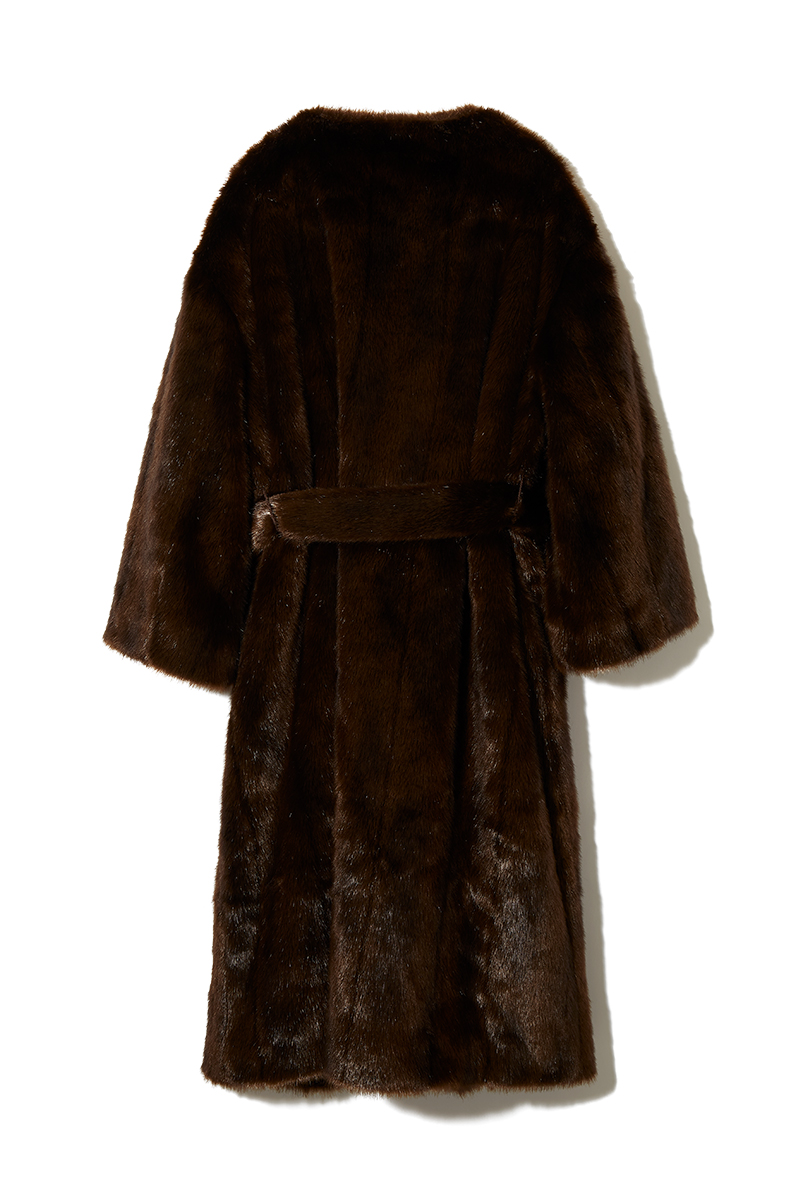 Walnut Long Coat 詳細画像 Brown 2