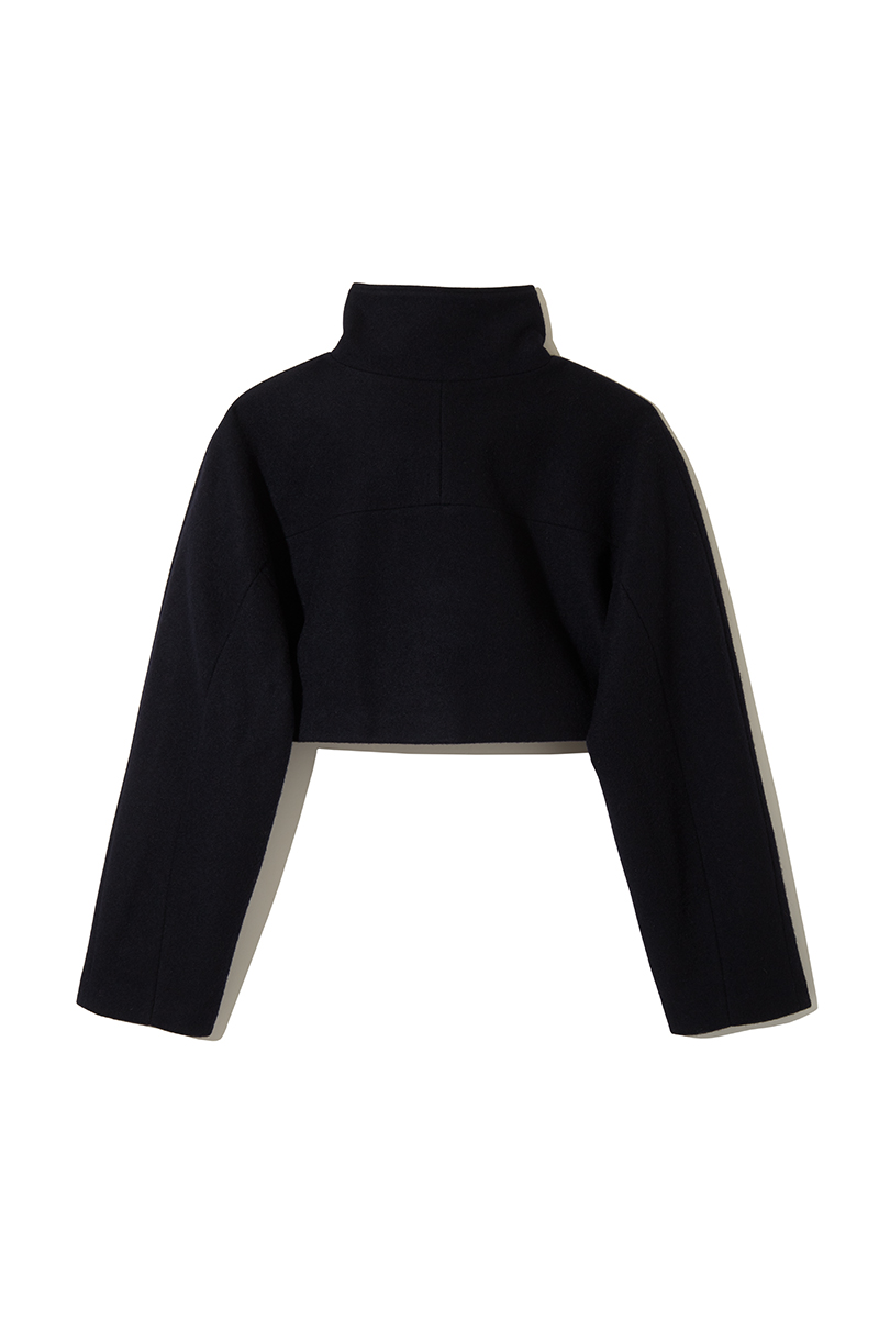 Kahlo Short Wool Blouson 詳細画像 Navy 2