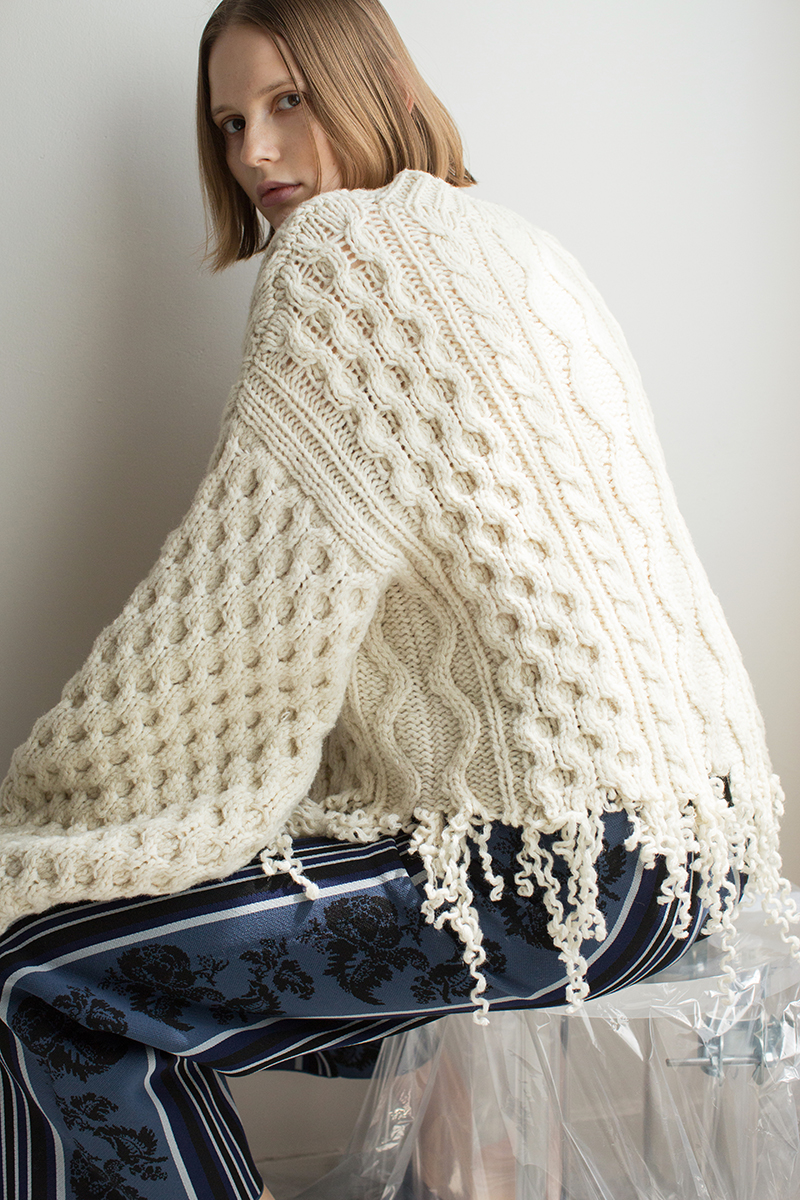 Disassembly Wool Top 詳細画像 White 2