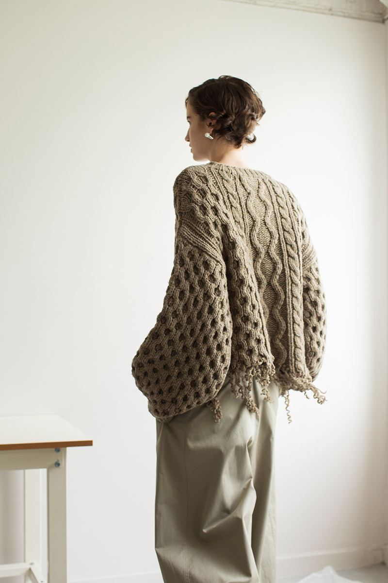 Disassembly Wool Top 詳細画像 Beige 2