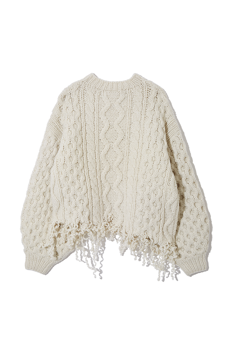 Disassembly Wool Top 詳細画像 White 2