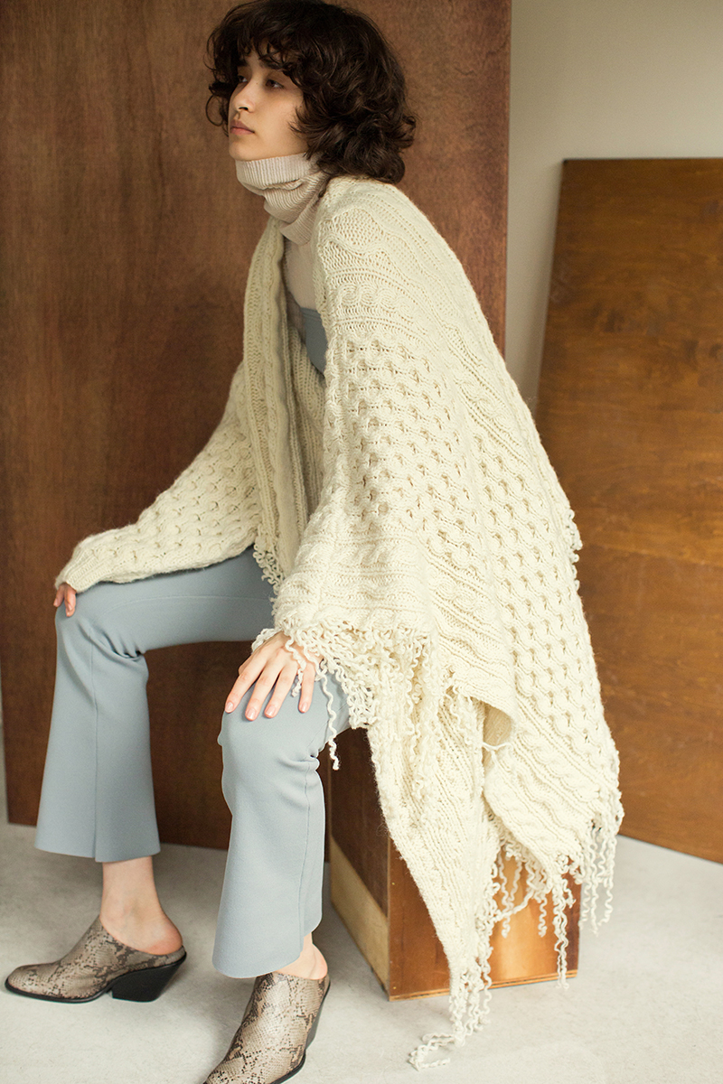 Disassembly Wool Gown 詳細画像 White 1