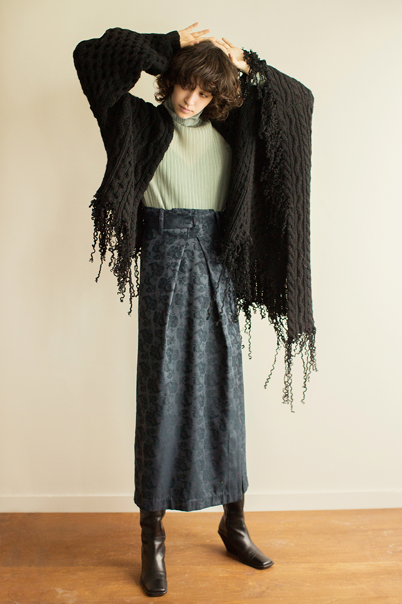 Disassembly Wool Gown 詳細画像 Black 1