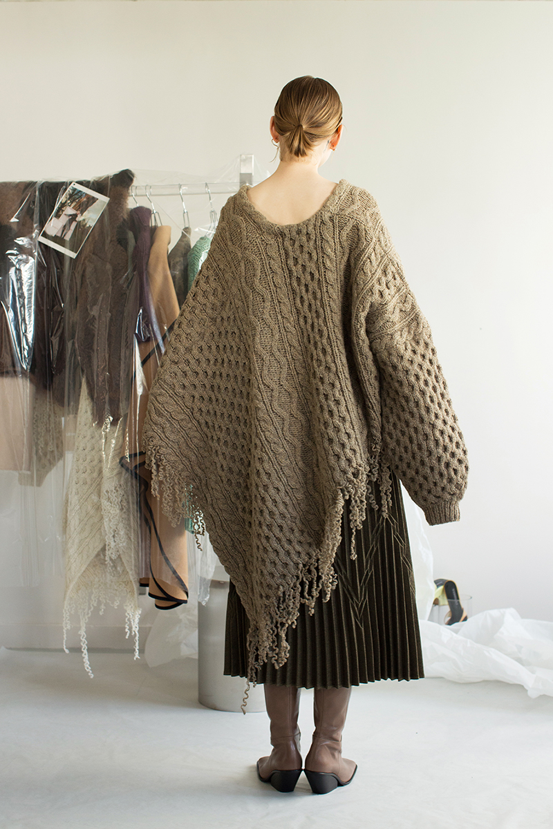 Disassembly Wool Gown 詳細画像 Beige 2