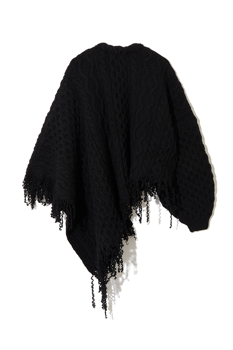 Disassembly Wool Gown 詳細画像 Black 2