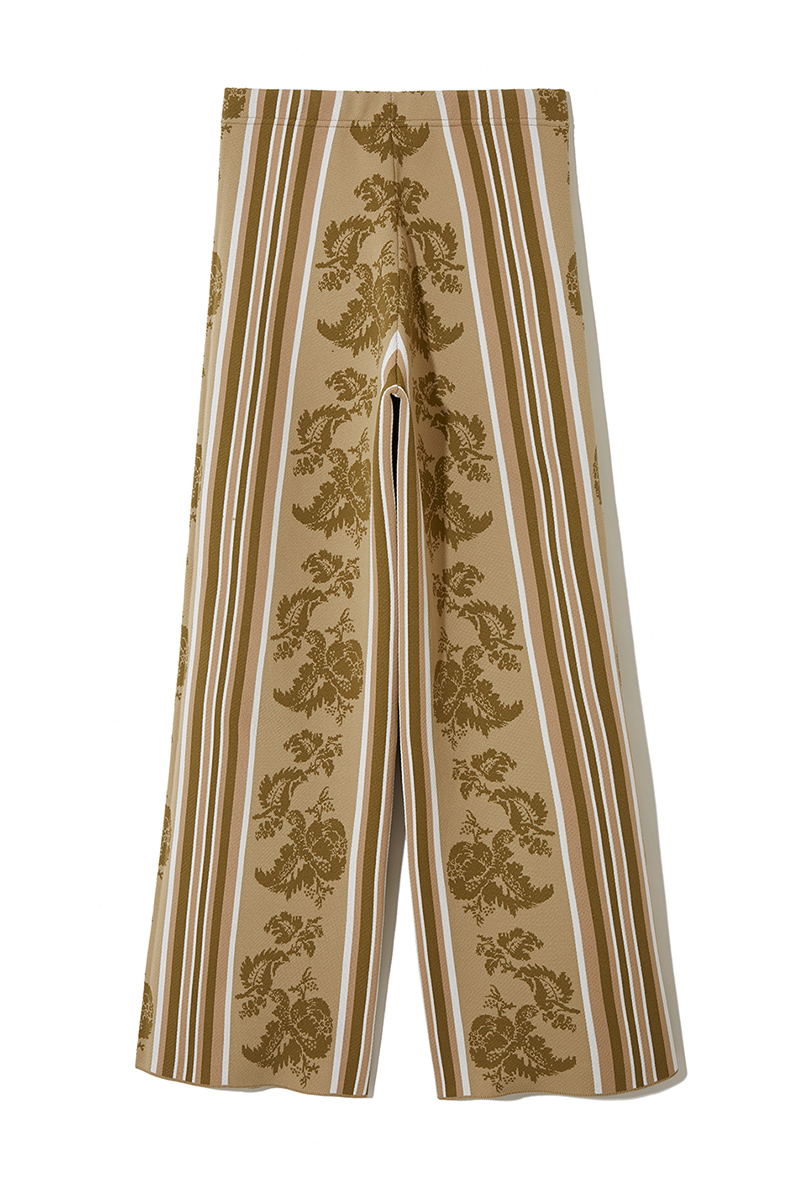 Curtain Knit Trousers 詳細画像 Yellow 2