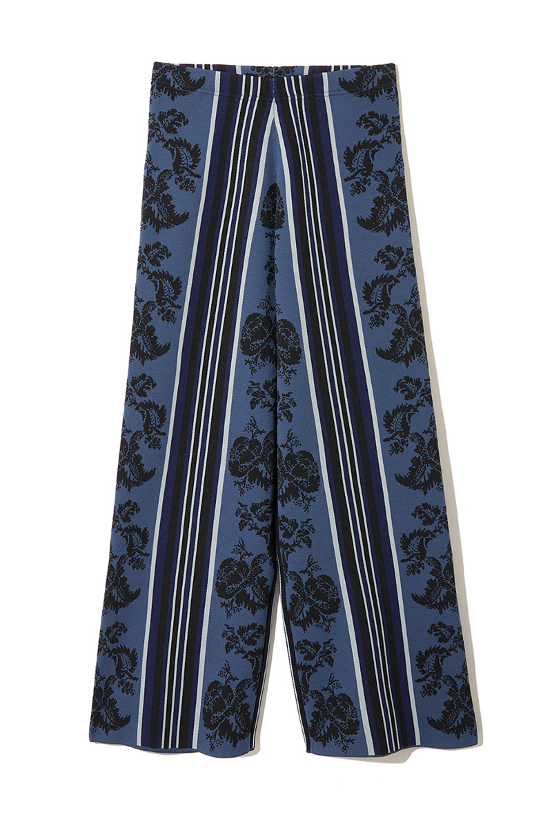 Curtain Knit Trousers 詳細画像 Navy 1