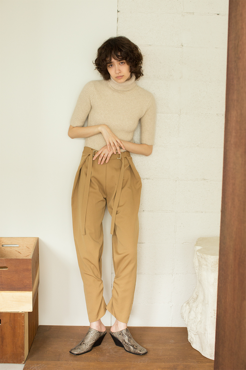 Fox Rib Knit Top 詳細画像 White 2