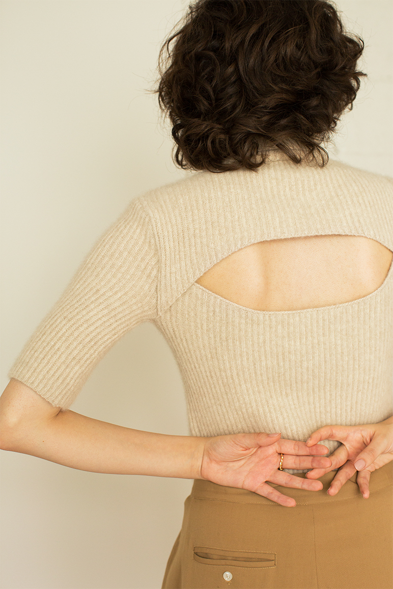 Fox Rib Knit Top