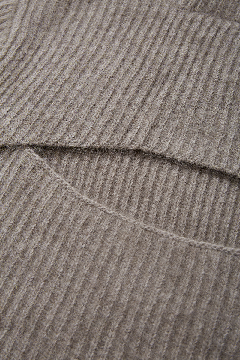 Fox Rib Knit Top 詳細画像 Gray 4