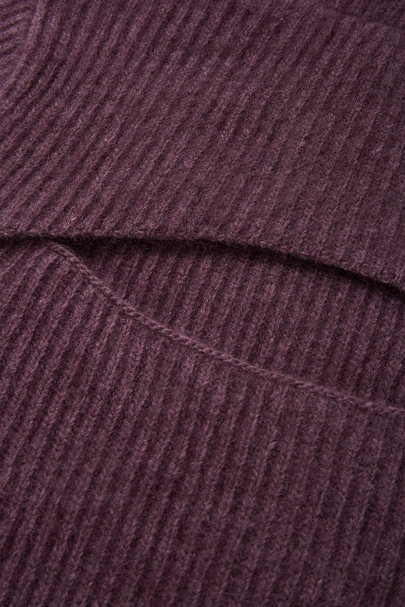 Fox Rib Knit Top 詳細画像 Purple 4